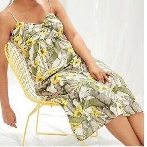 NWOT Banana Republic Leaf Print Dress